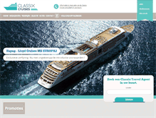 Tablet Screenshot of classixcruises.be